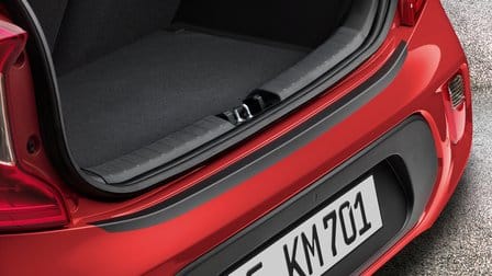 Film de protection du pare-chocs arrière, noir