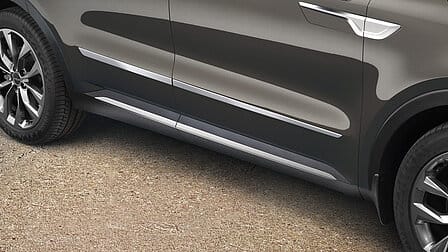 Zierteil, satin chrome