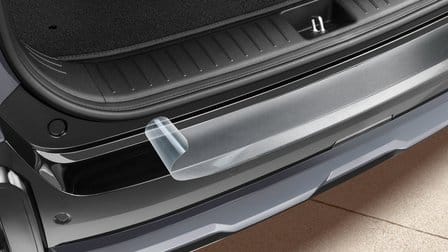 Ladekantenschutzfolie, transparent