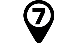 Logo 7 ans de mises à jour cartographiques d eKia