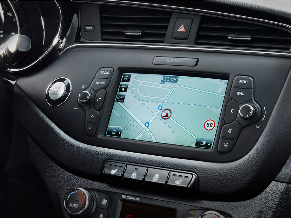 Kia cee'd GT interior navigation screen