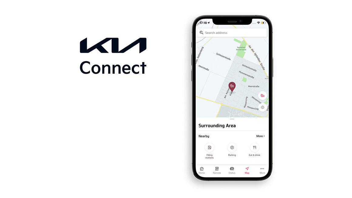 Kia Connect-apptjenester