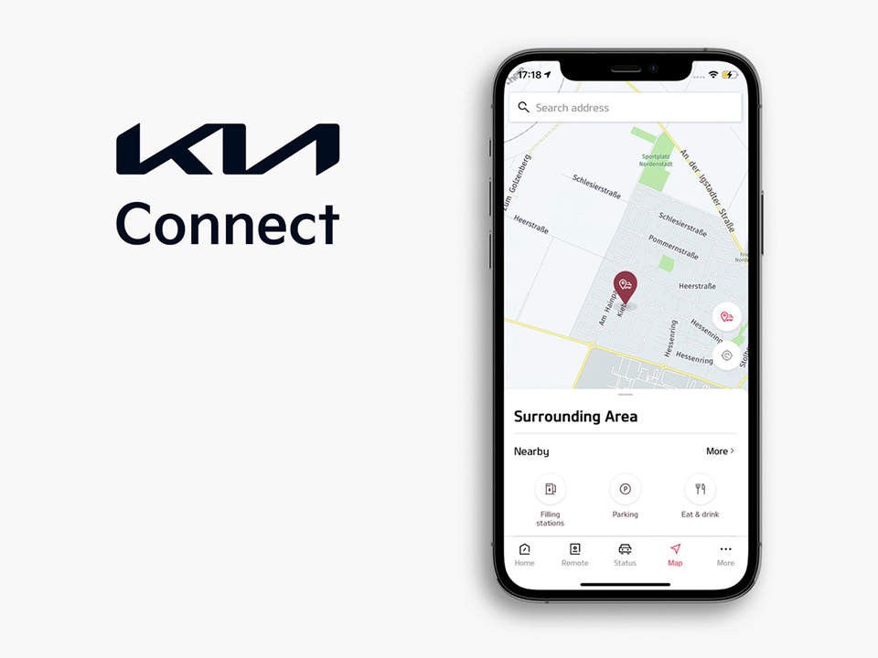Kiia Picanto med Kia Connect App Services