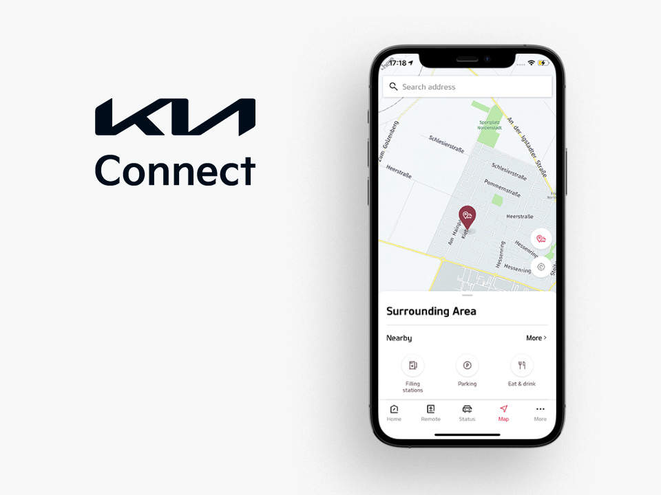 Kia Stonic app en navigatie