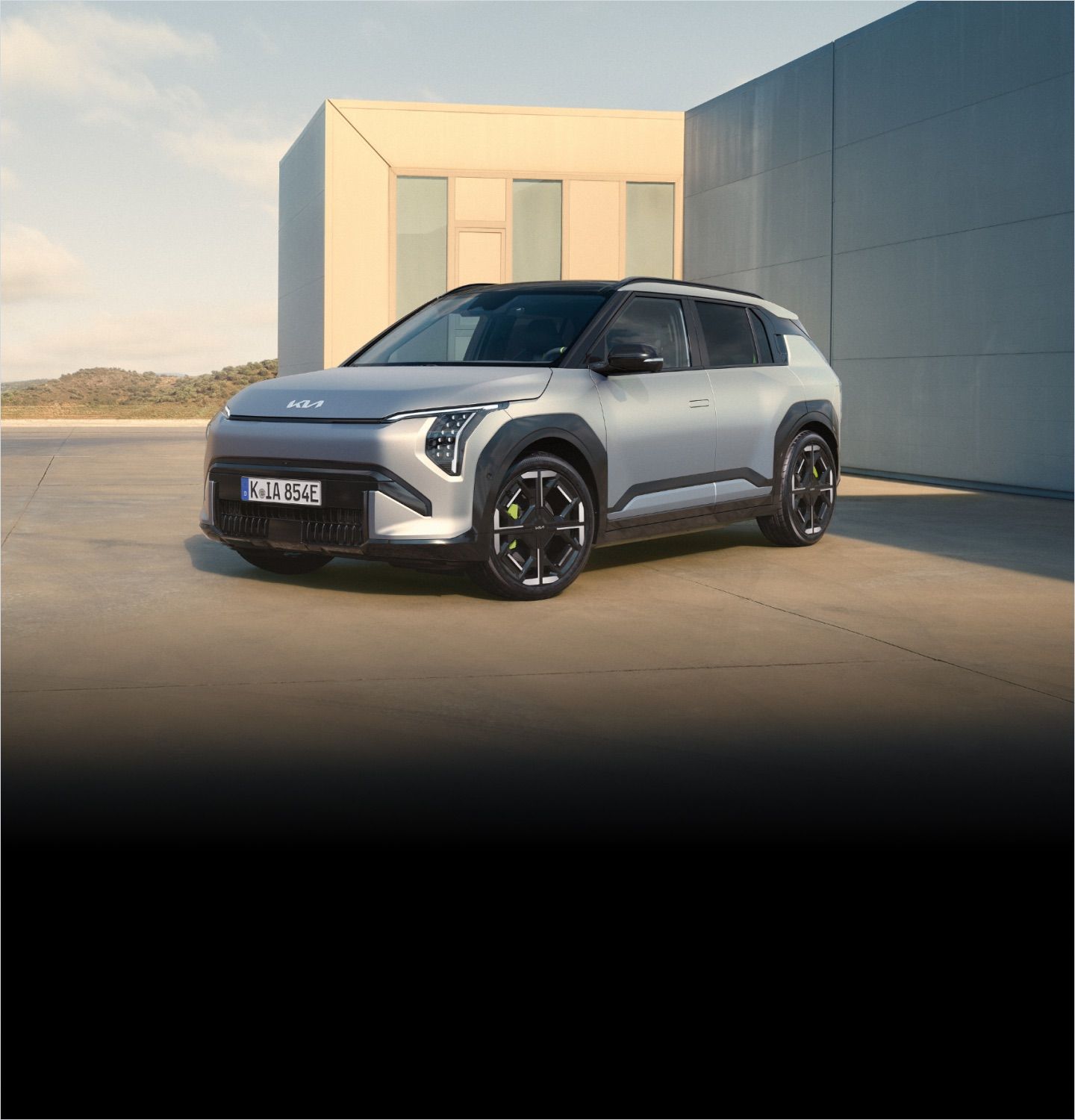 The Kia GT series EV3 GT background