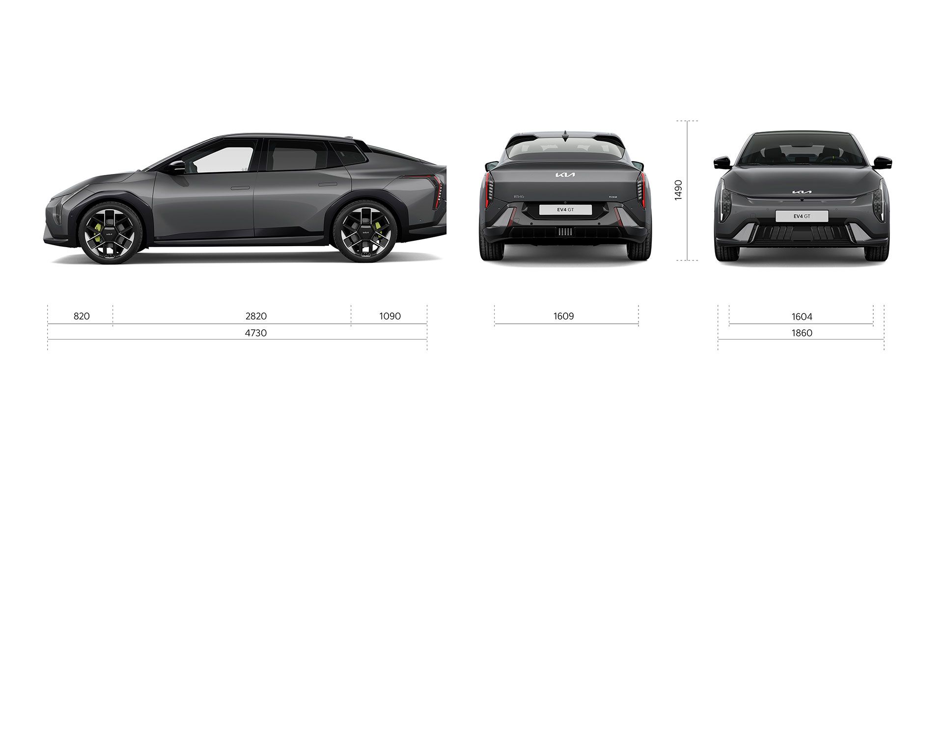 Kia EV4 GT Dimensions 