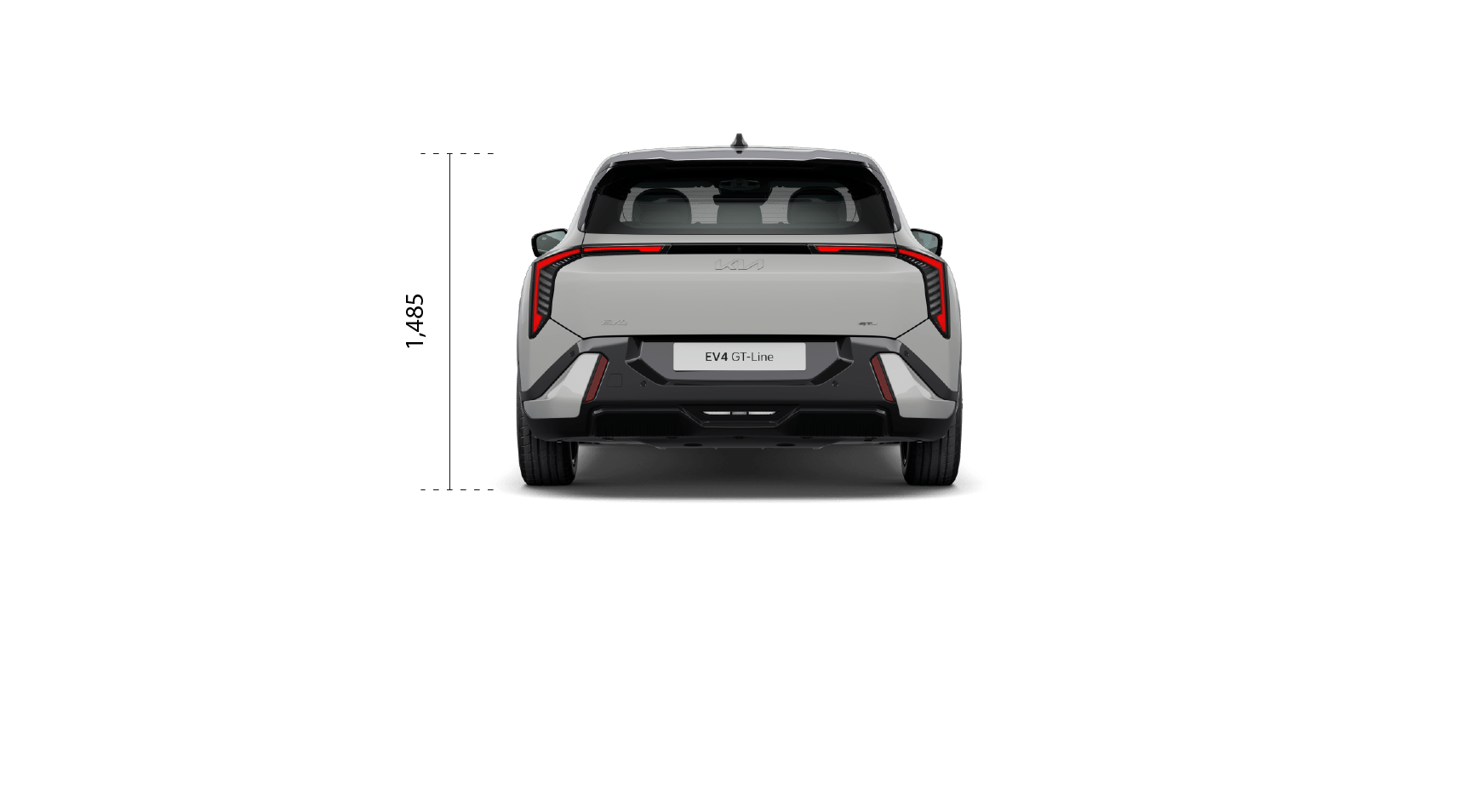 Kia EV4 Dimensions rear view