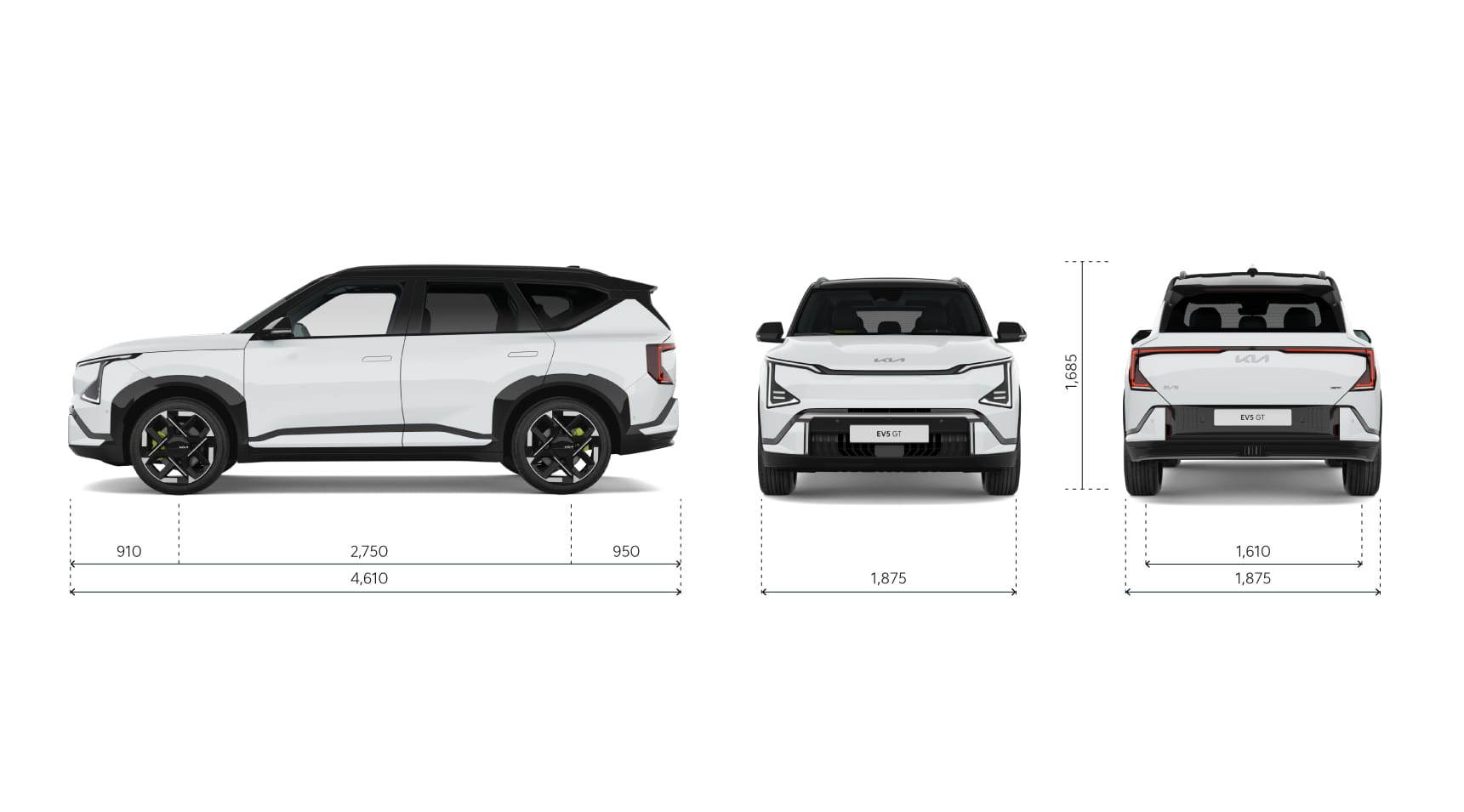Kia EV4 Dimensions - all