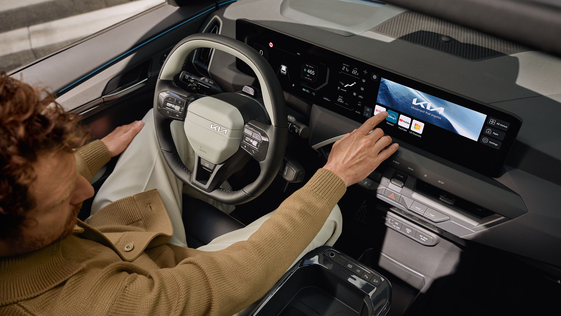 Display themes and video streaming