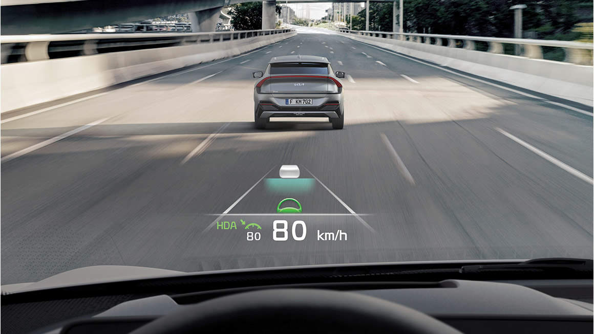 AR Head-up Display in use
