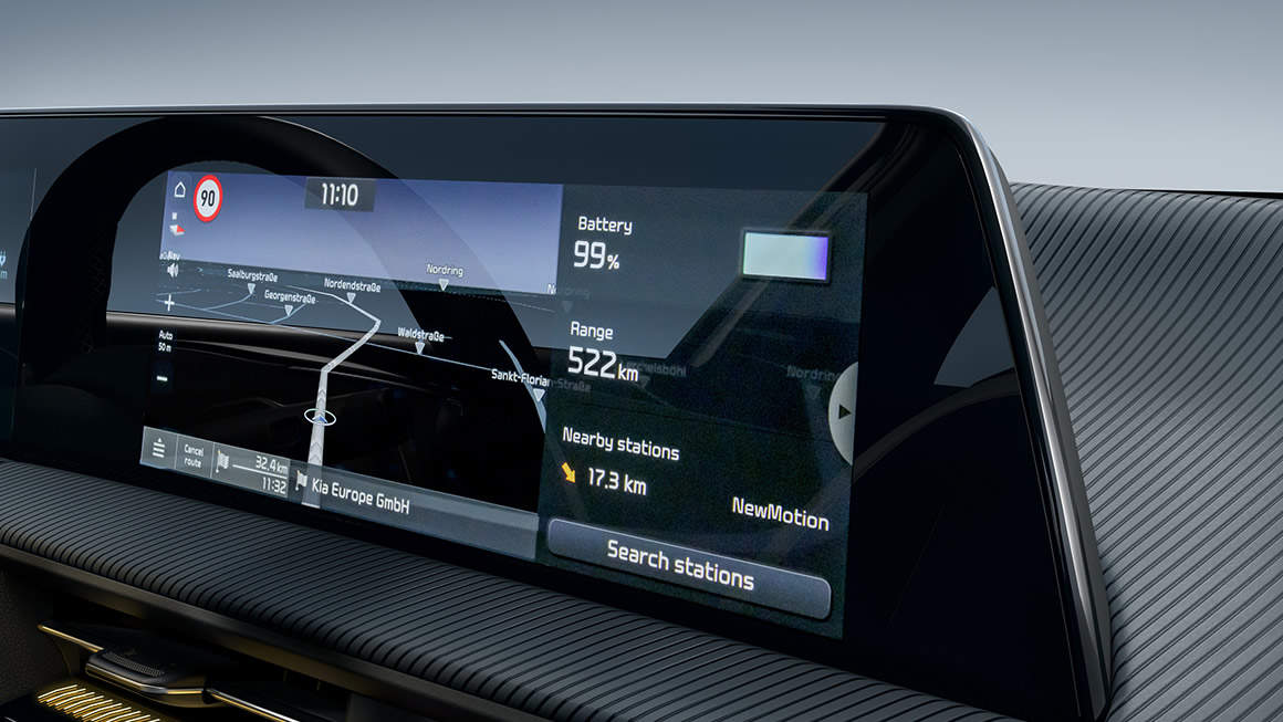 Kia EV6 - High-definition navigatie