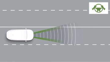 Systém následování v jízdním pruhu (LFA 2)