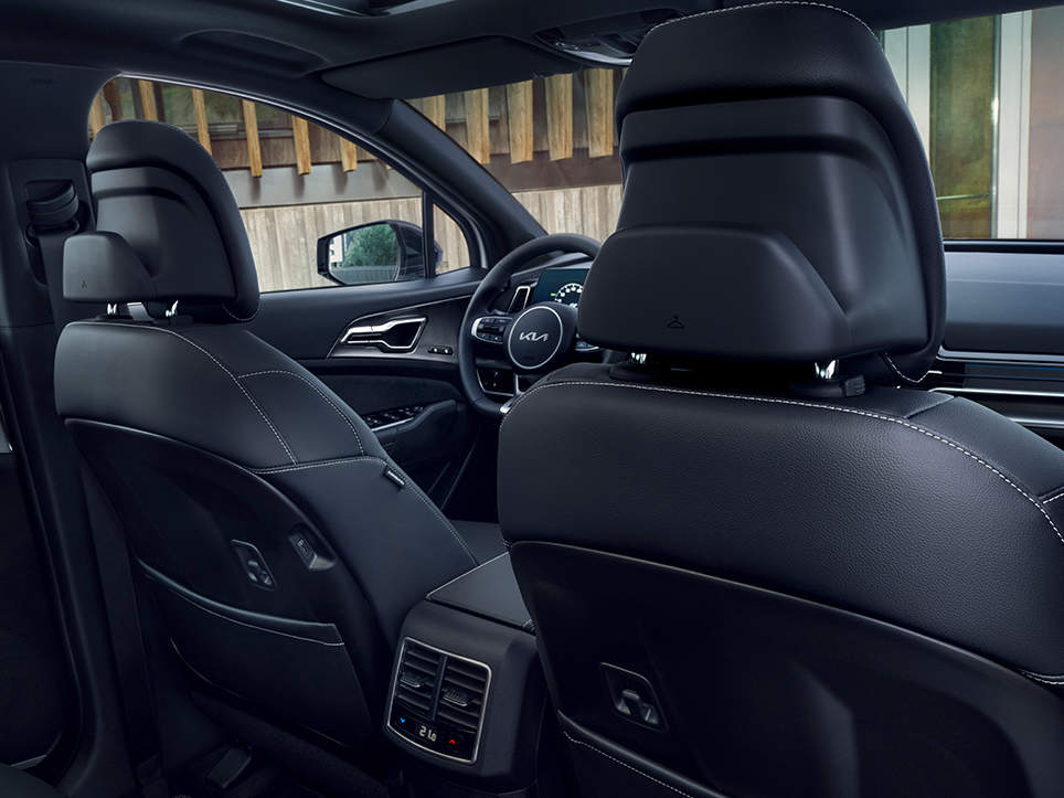Kia Sportage interior showing an intelligent use of space
