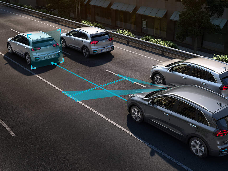 Kia Niro Plug-in Hybrid – asistent sledovania vozidla v jazdnom pruhu  