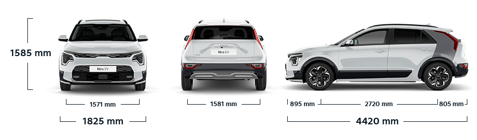 Spécifications de la Kia Niro