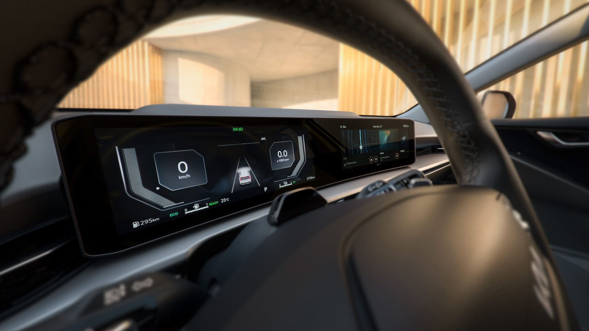 Pantalla interior Kia Niro