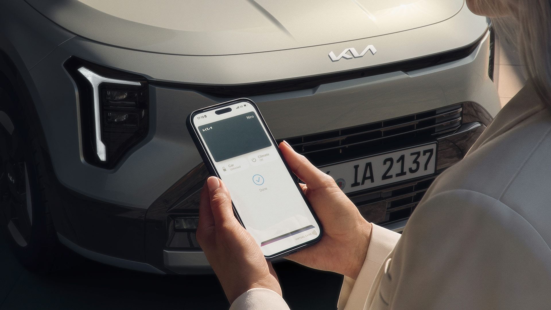 Aplicación de Kia App y Kia Niro