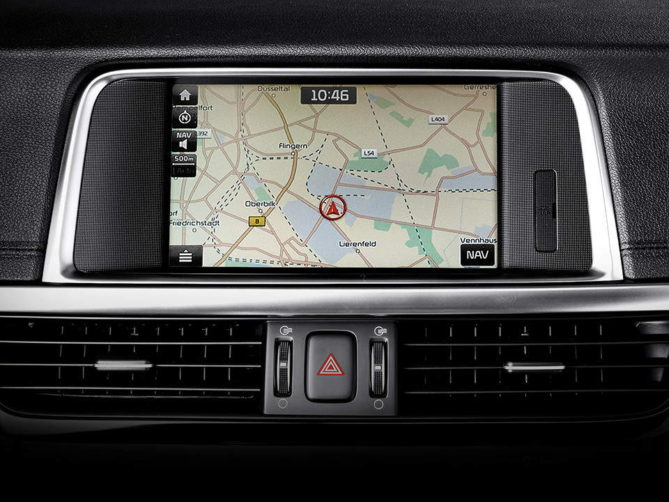 all-new Kia Optima infortainment navigation