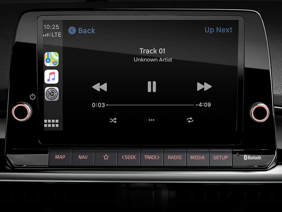 Kia Picanto 8-palcový navigačný systém