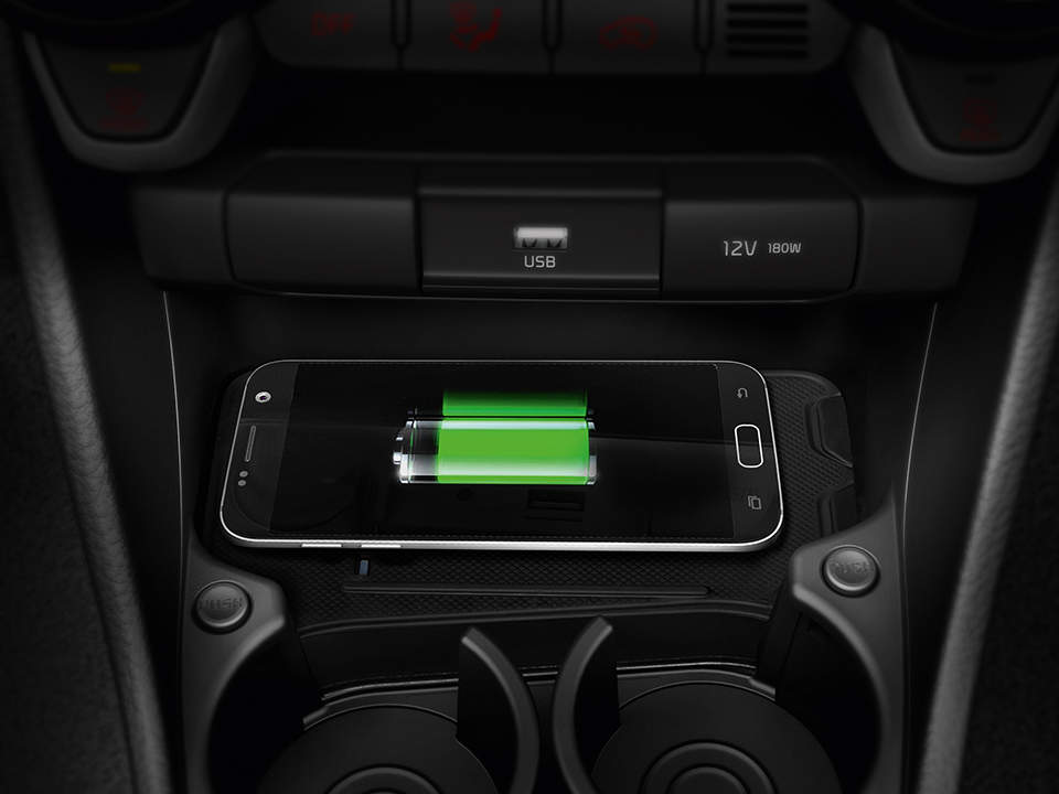 La nouvelle Kia Picanto - Chargeur sans fil pour smartphone