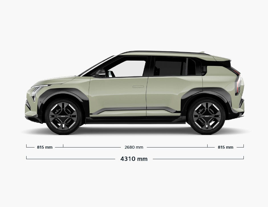 Spezifikationen Des Kia EV3 Kia sterreich