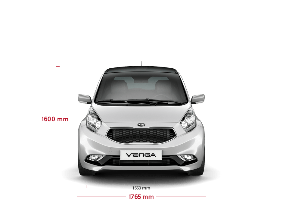 Kia venga размеры