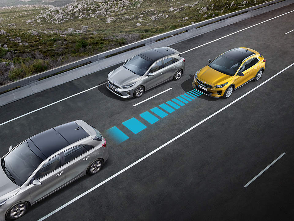 Kia XCeed plug-in hybrid -  Adaptieve cruise control met Stop & Go