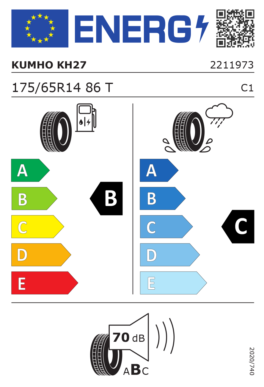 Kia Tyre Label 