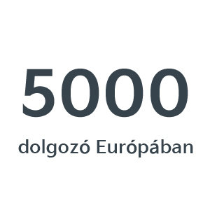 5000 dolgozó európában