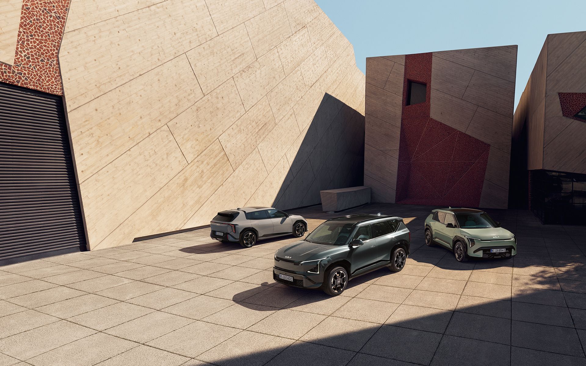 The Kia electric range. 