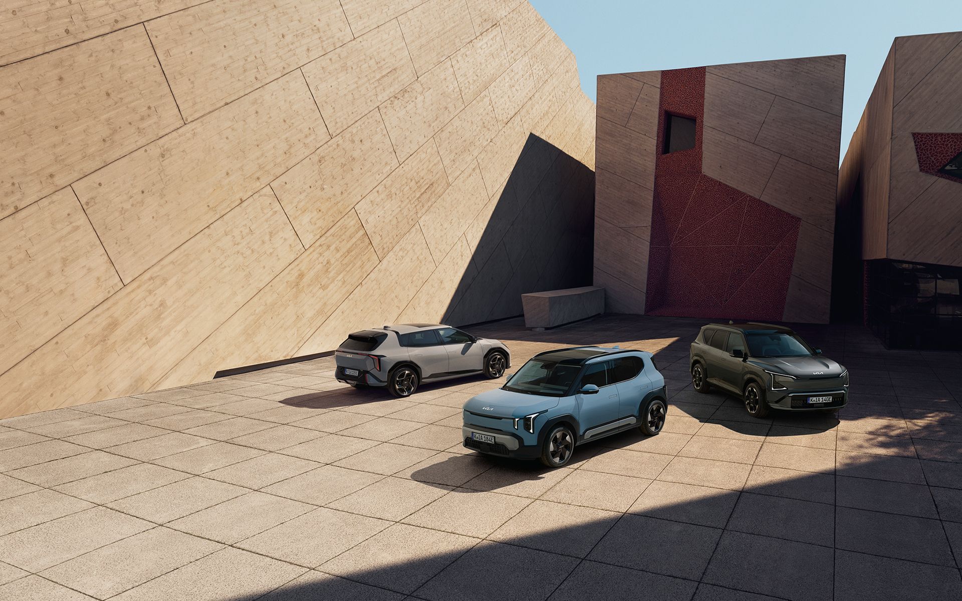 The Kia electric range. 
