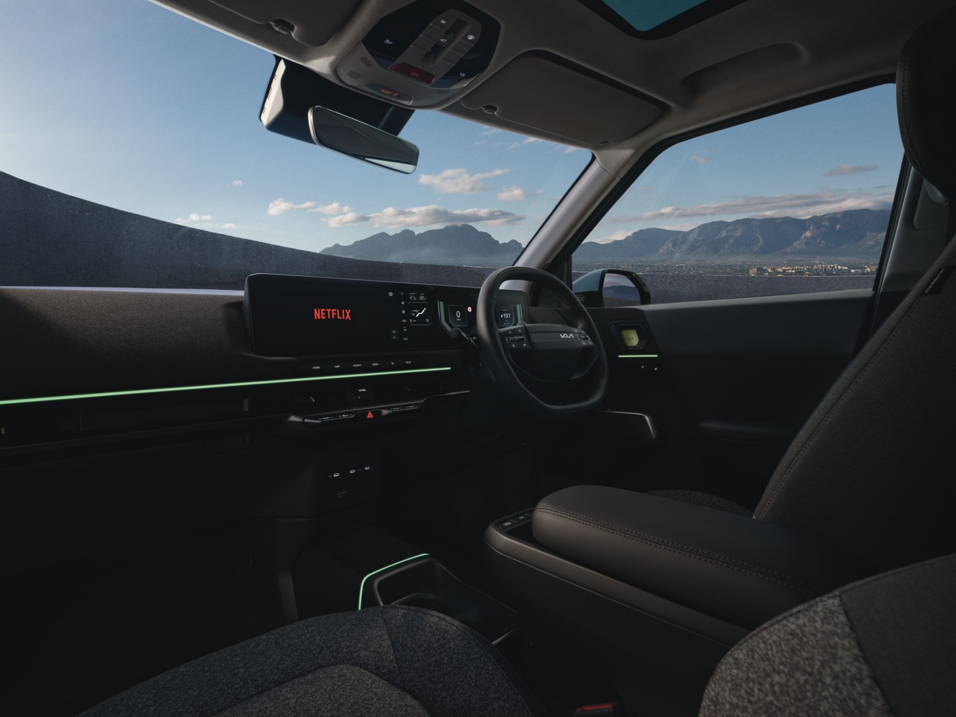 Set the mood with ambient lighting.