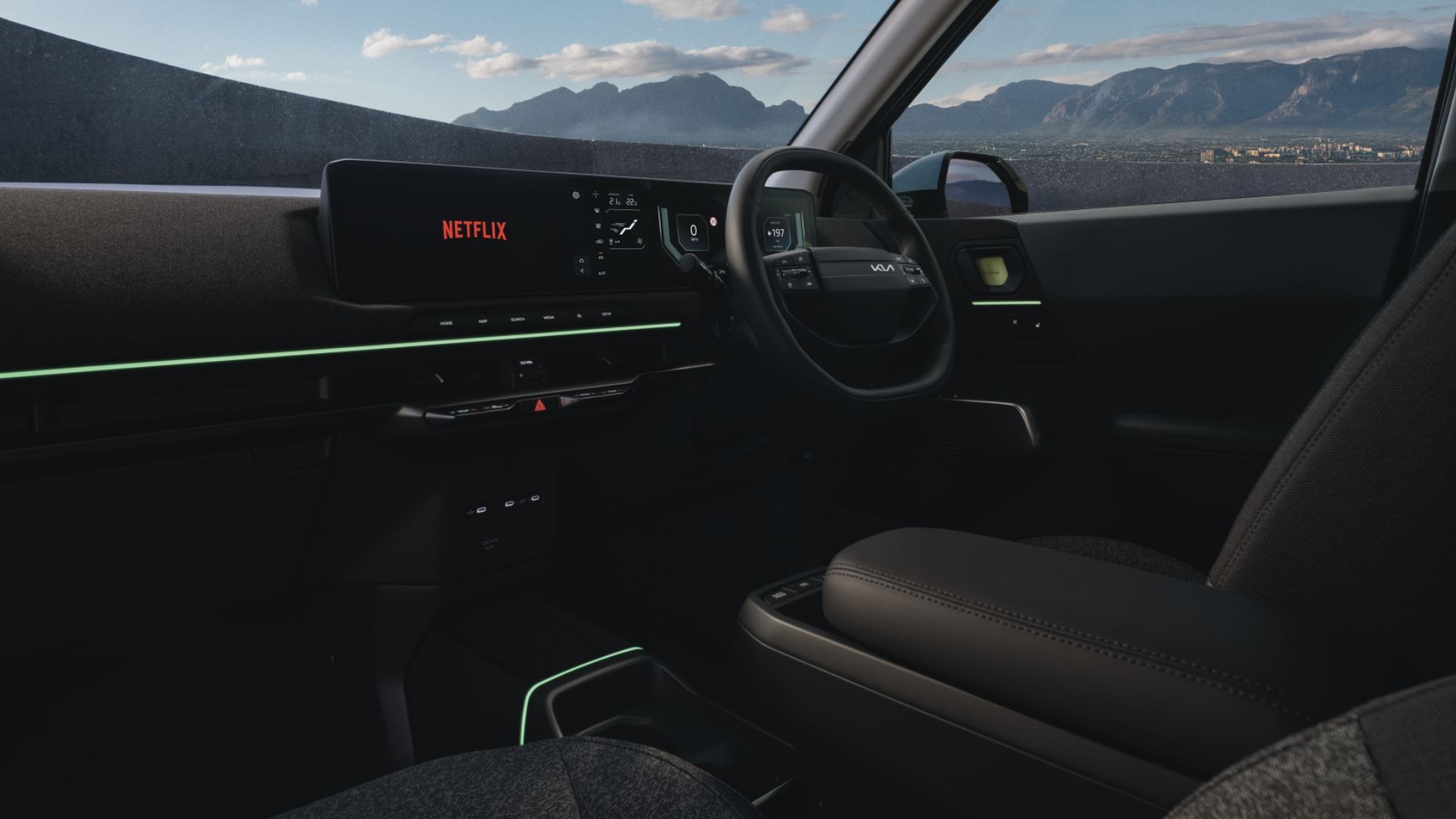 Set the mood with ambient lighting.