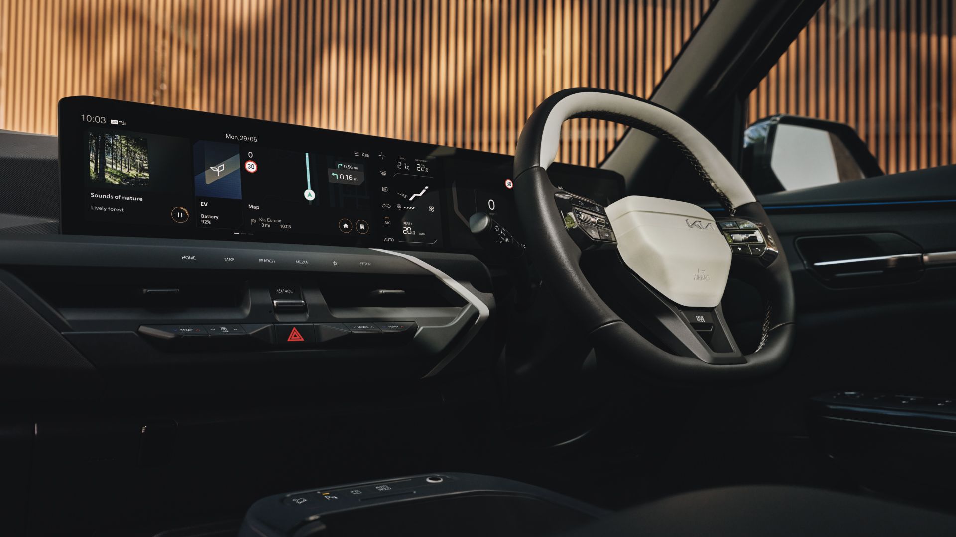 Panoramic digital display