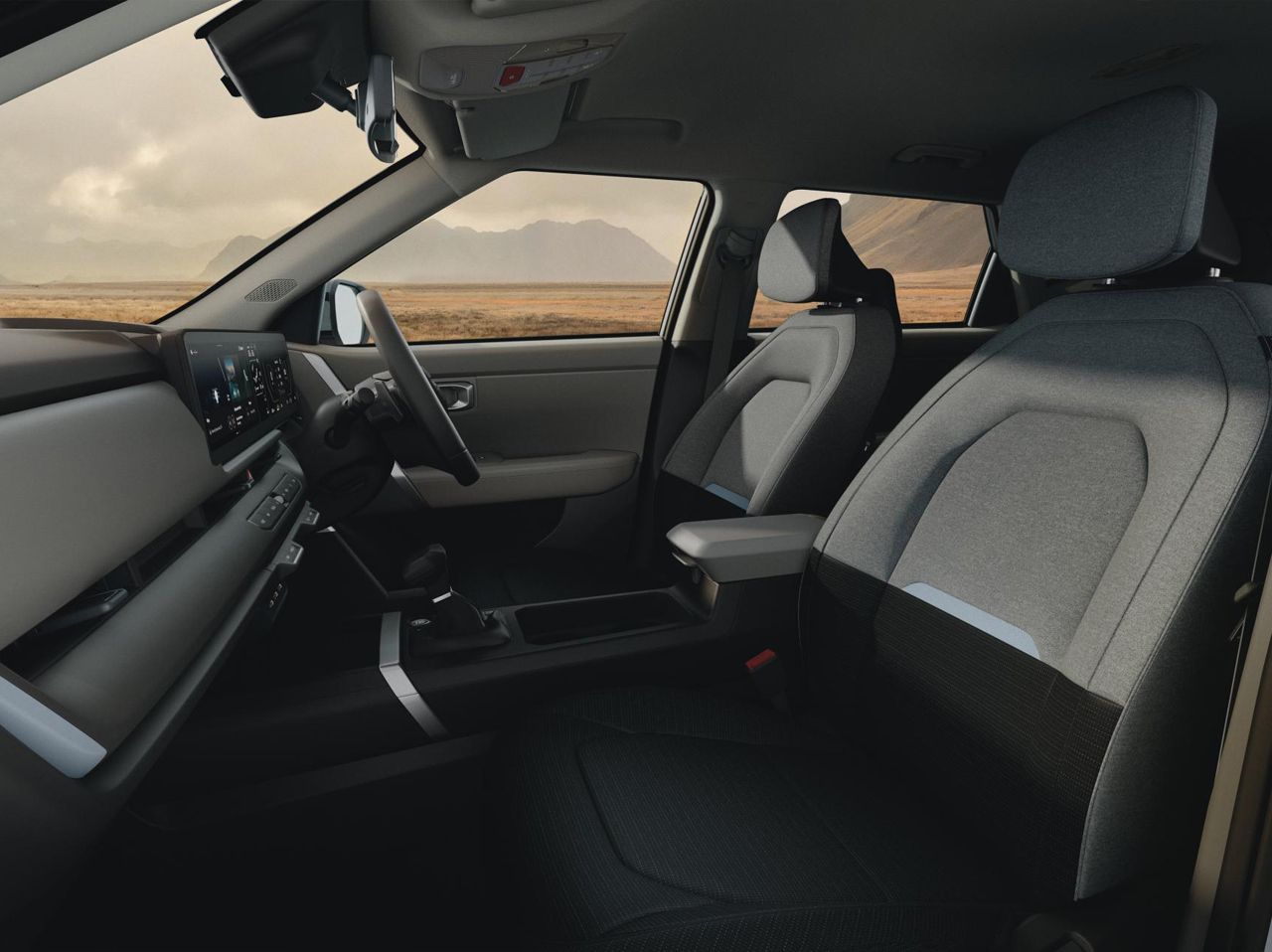 Serene spaciousness inside.