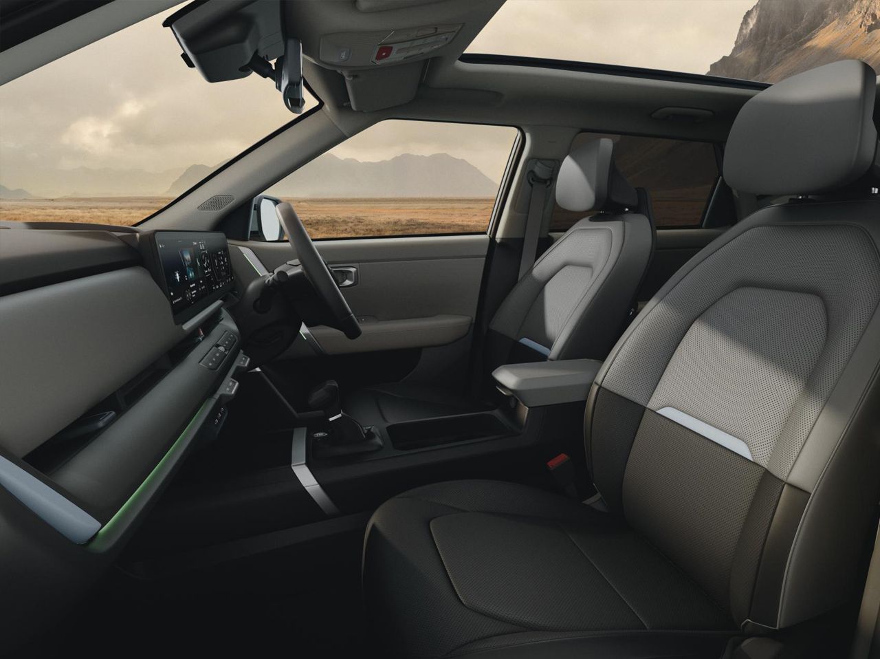 Serene spaciousness inside.