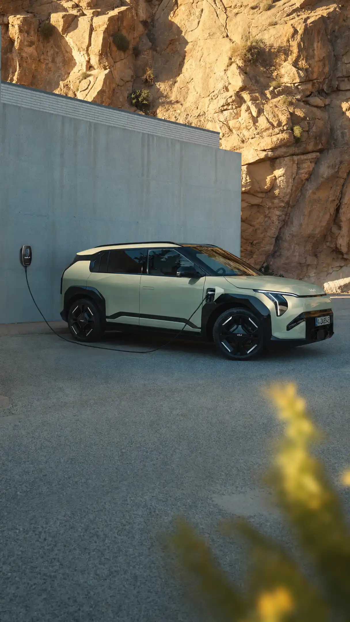 La Kia EV3 si ricarica a casa