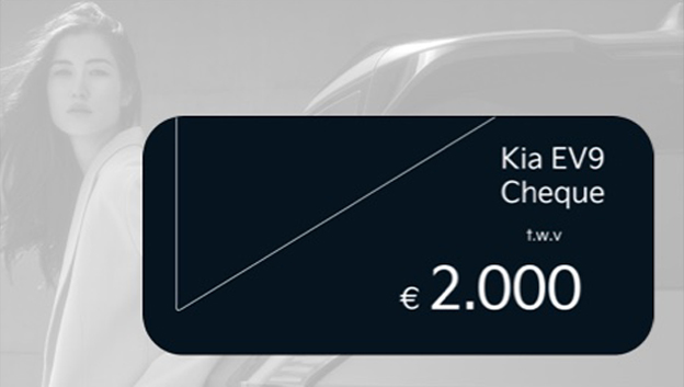 Visual Kia EV9 cheque