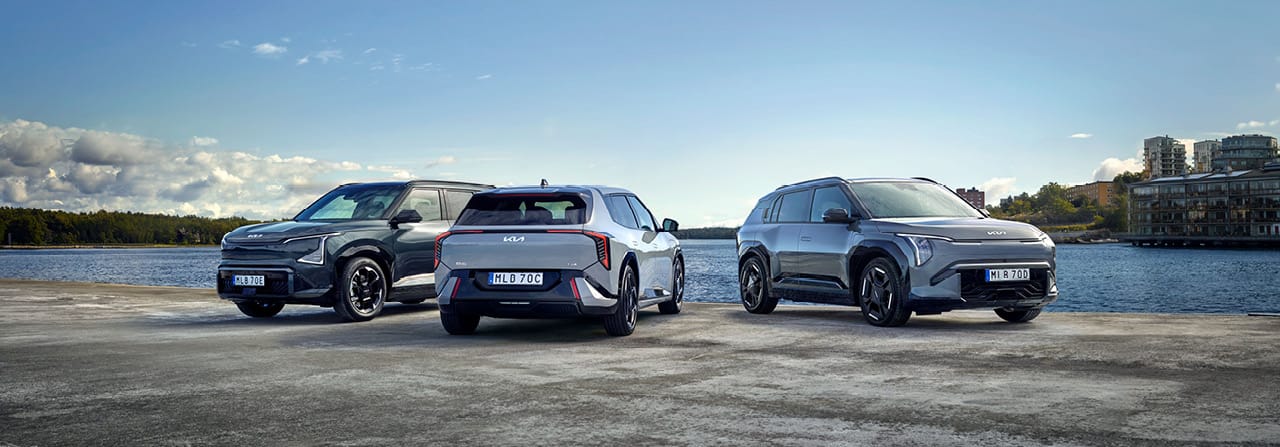 Kias elbilar Kia EV5, Kia EV4 och Kia EV3