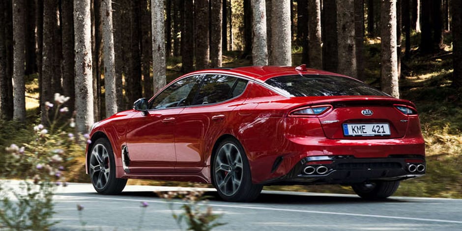 Kia Stinger bakifrån