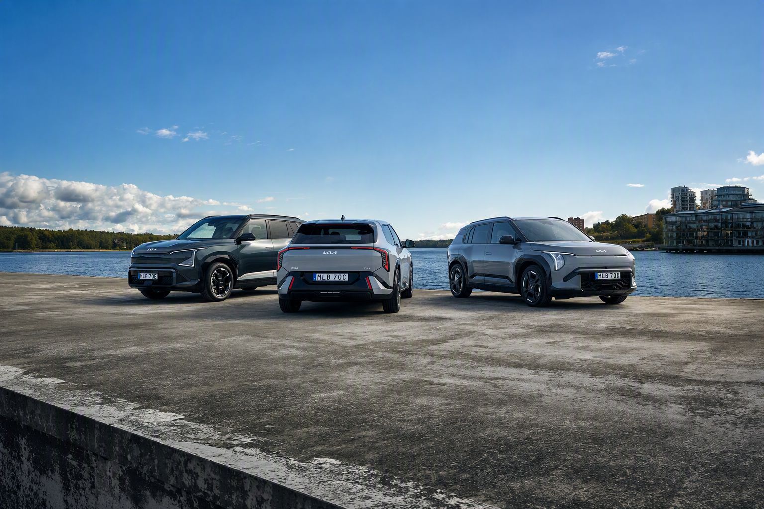Upptäck nya Kia EV3, EV4 och EV5 AWD.
