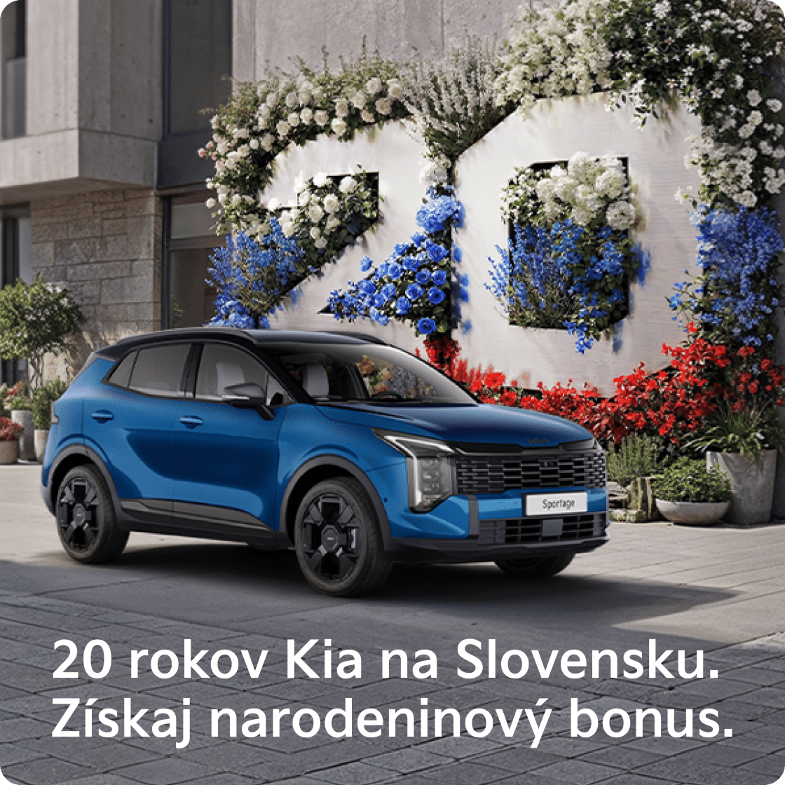 20 rokov Kia – narodeninový bonus
