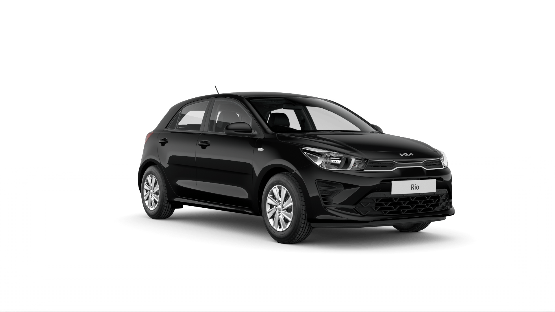 Kia rio черная