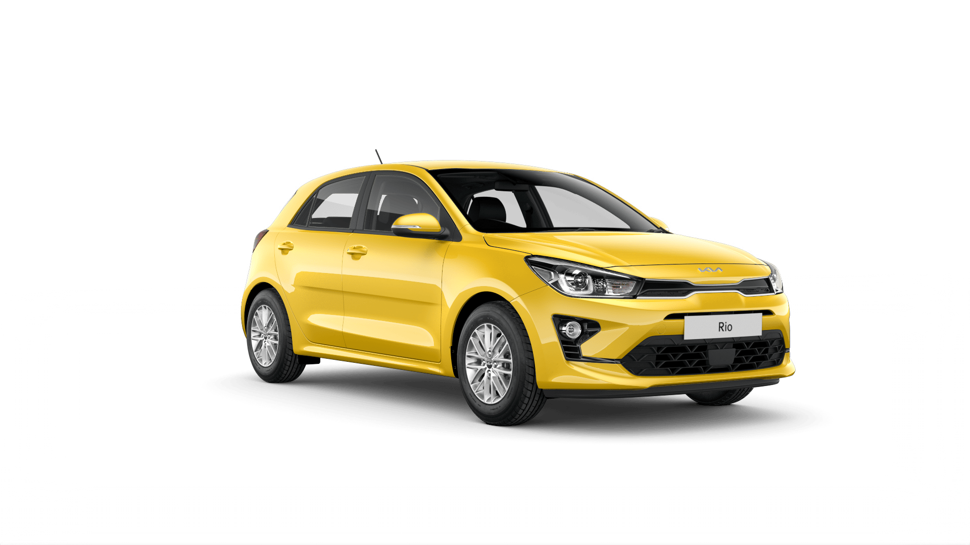 Kia rio yellow