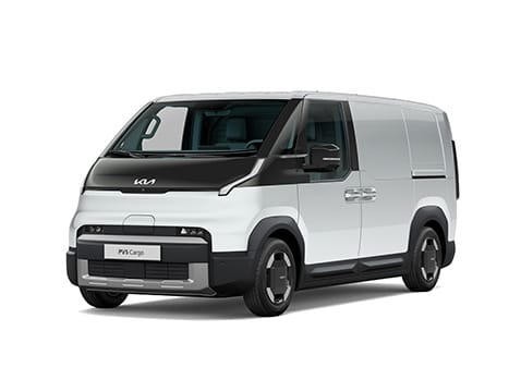Kia PV5 Cargo: from £270 + VAT monthly rental, 9+35 months, 8,000 miles per annum