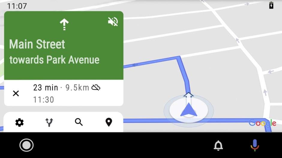 android auto navigation