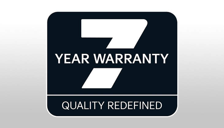 7 Year Warranty