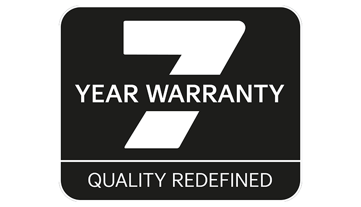7 year warranty