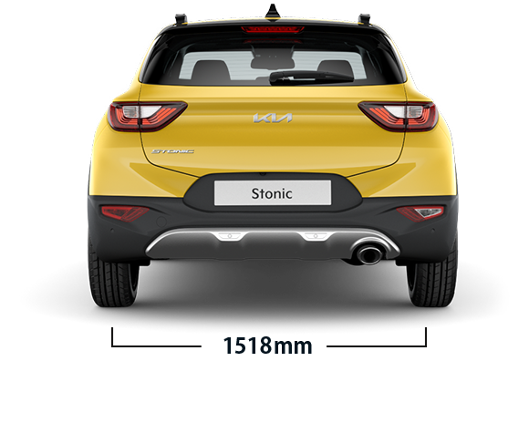The Stonic back view width