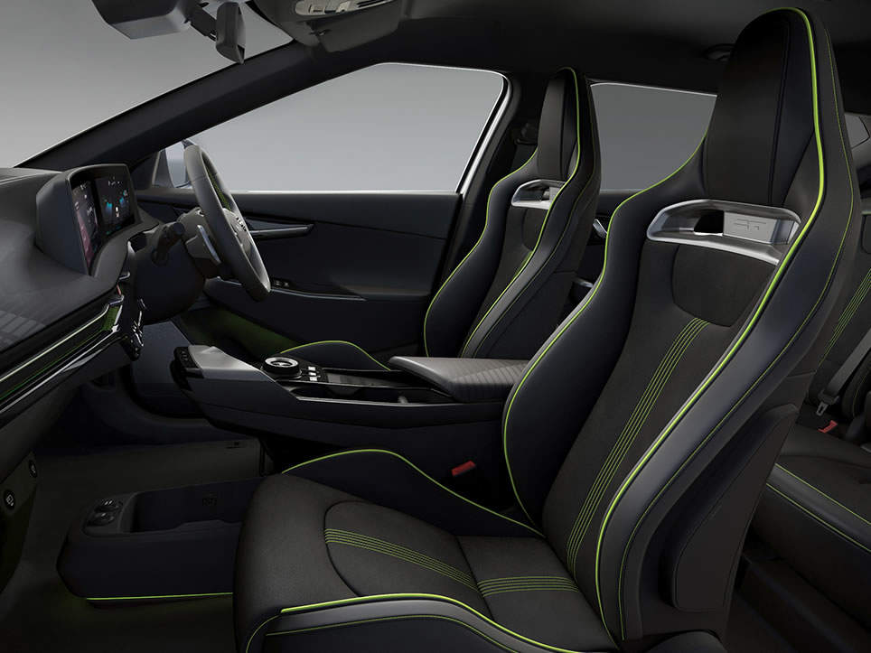The Kia EV6 GT seats 